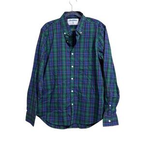 Chubbies Plaid Button-Down Shirt Men's Size Medium Multi-color Long Sleeve